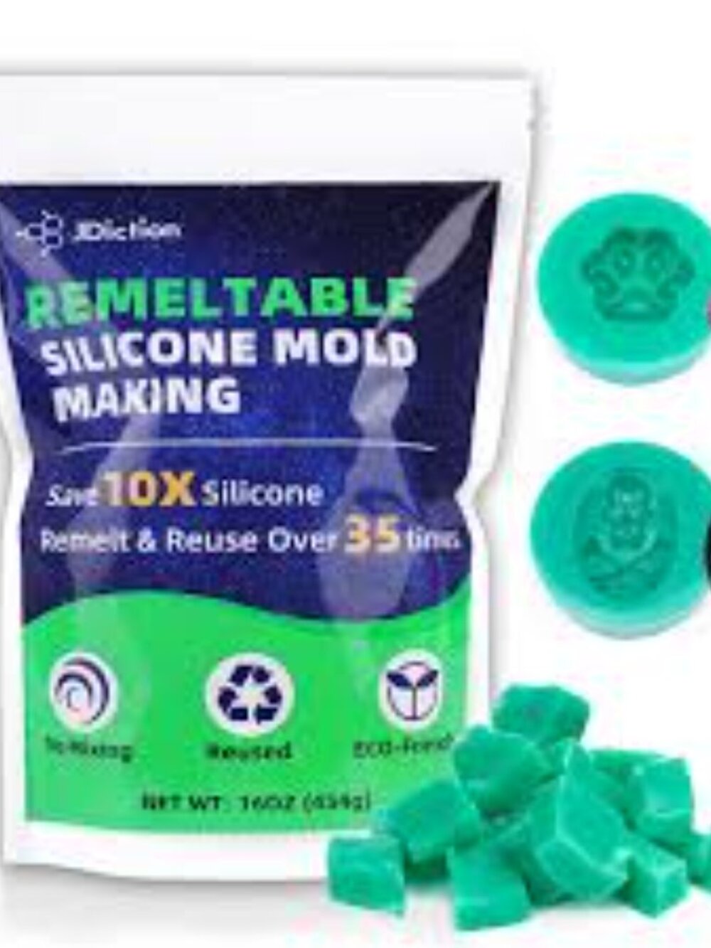 NEW Jdiction Remeltable Silicone Mold Making Silicone 16oz